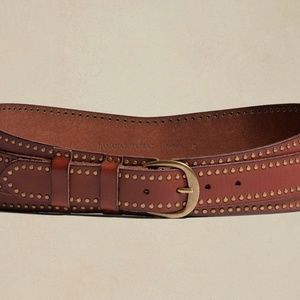 Banana Republic Valle Studded Belt Size SM NWT